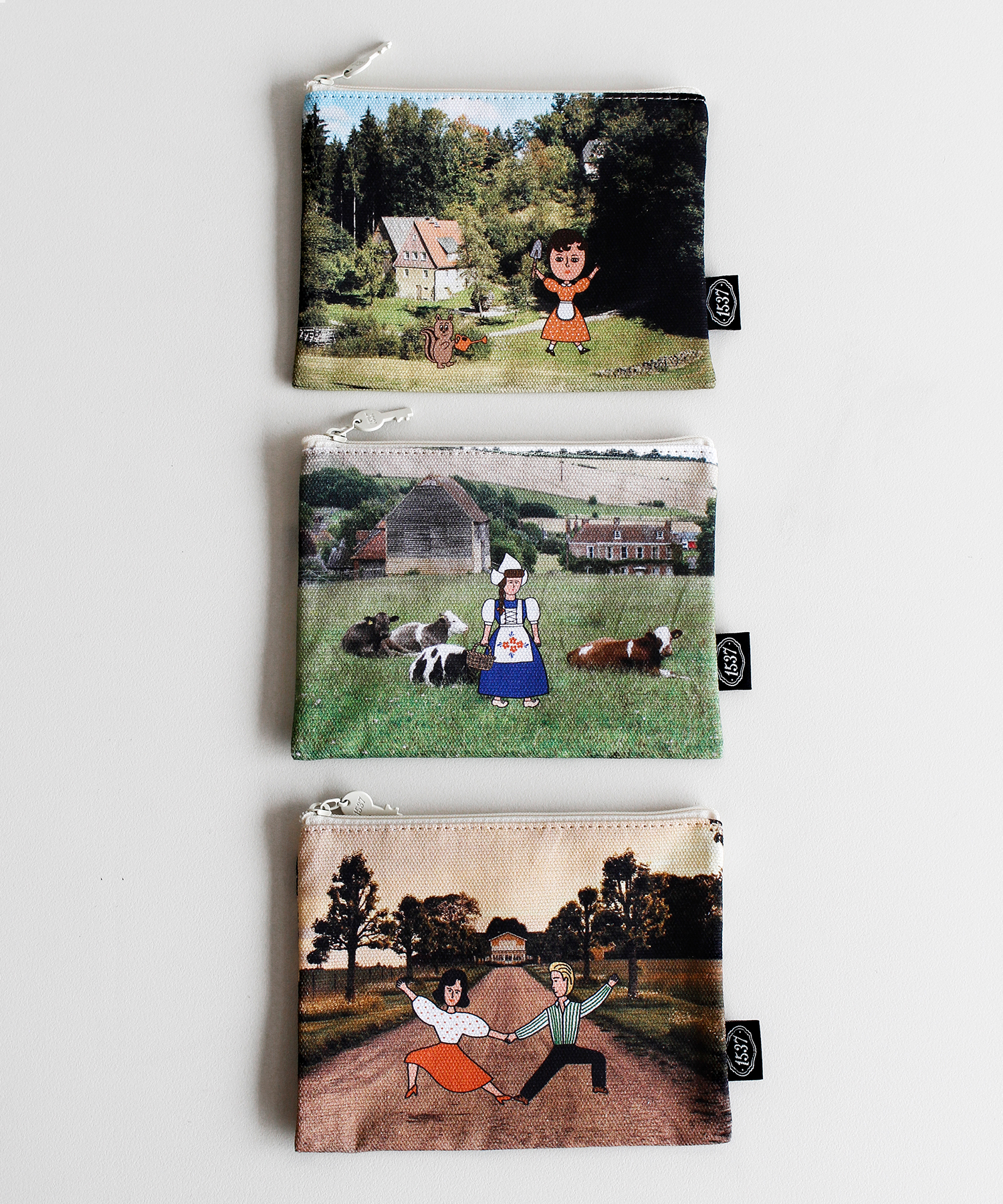 [CLEARANCE] 1537 레전드 파우치 (3종) 캐릭터 화장품 다용도 - 상세 이미지 2