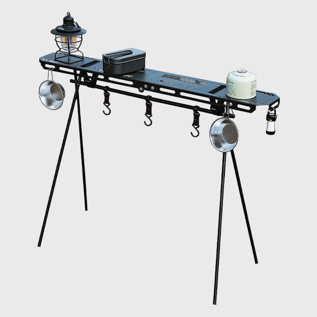 KOOLMAN 쿨맨 캠핑 인디언 행어 선반 받침대 접이식