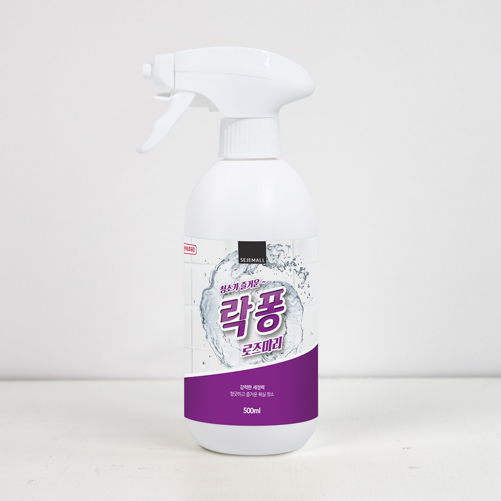락퐁 화장실 청소세제 욕실세정제 500ml 코튼향 - 상세 이미지 2