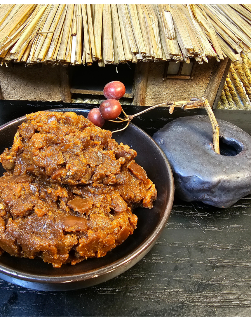 자목 시골 한식 본연의 맛 된장찌개 3년 숙성 국산 재래식 저염 된장 1kg - 상품 이미지