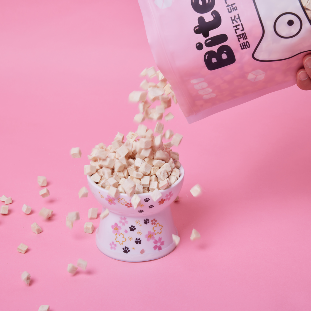 3651 바이츠 동결건조 대용량 고양이 트릿 간식 닭가슴살, 500g, 1개