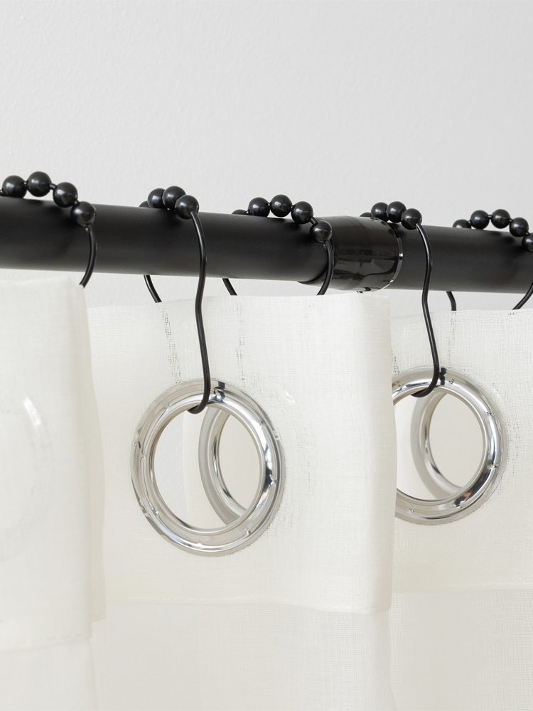 할메이드 커튼 압축봉 링 고리 걸이 구슬링걸이 5P
