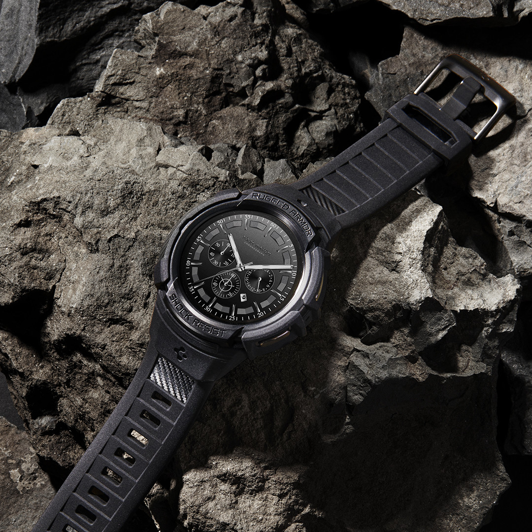 갤럭시워치6 스트랩 일체형 케이스 베젤링 보호 러기드아머프로