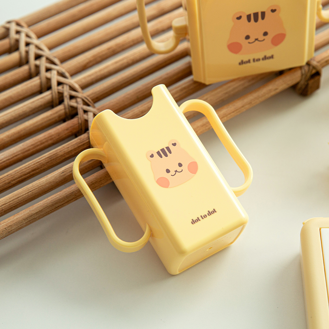 아가드x돗투돗 아기 우유 미니 팩 홀더 125ml 돗람이 팩음료 유아 두유 주스 손잡이