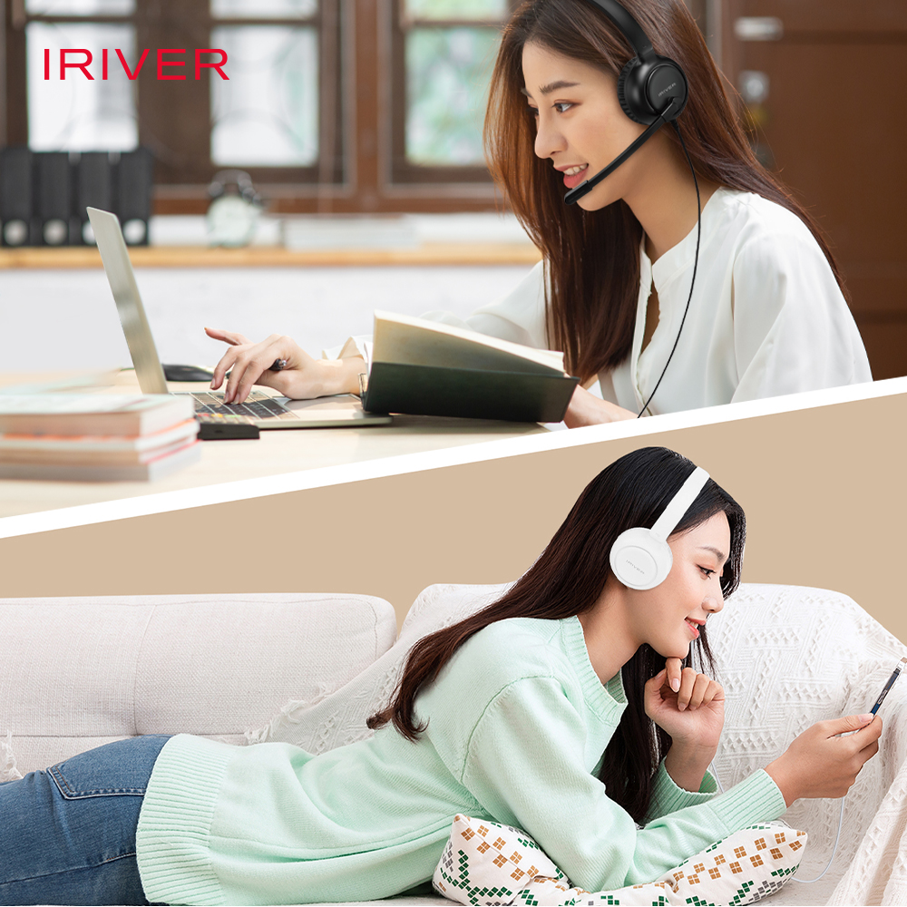 아이리버 EQwear-H10V LT 유선헤드셋 화이트 - 상세 이미지 5