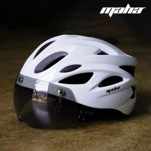 마하 자전거헬멧 초경량 에어로 쉴드형 전동킥보드 고글 헬멧 HM1 운동러 솔직 후기 | 실사용 리뷰 - 상품 이미지 2