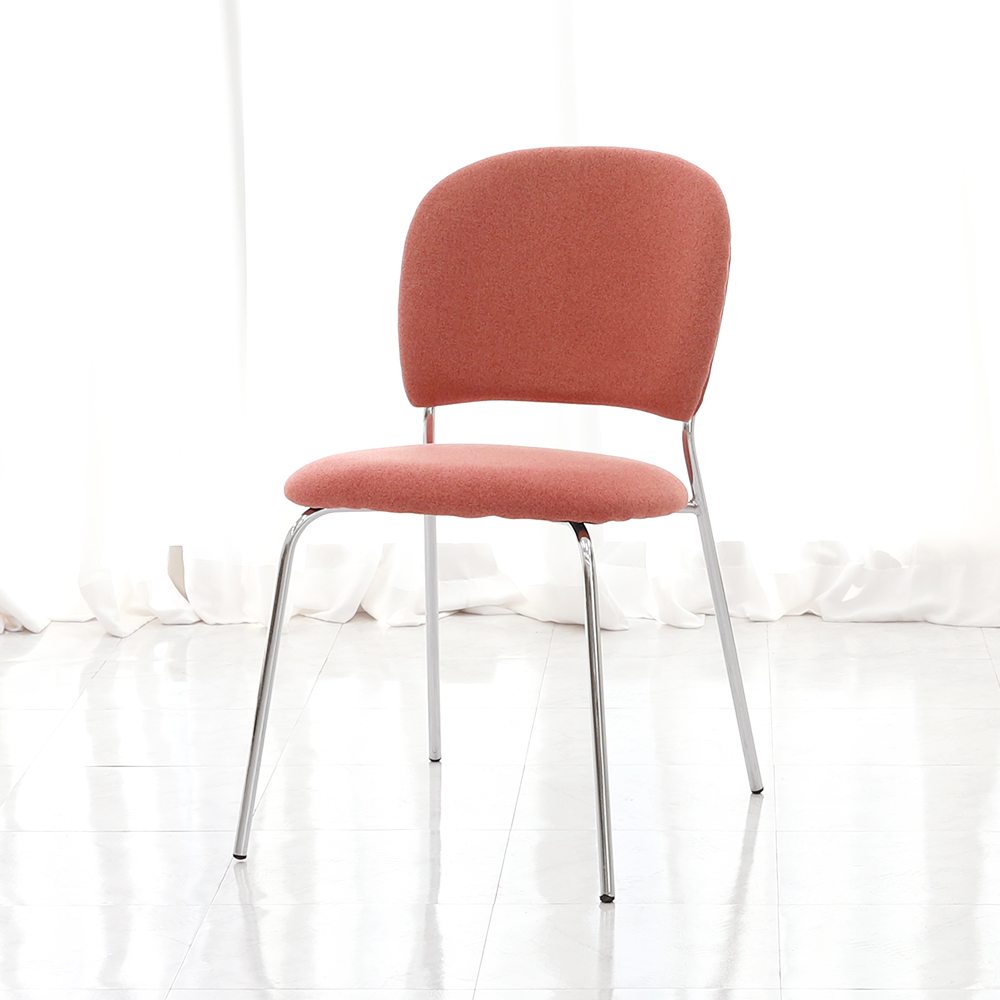 밀레 미드센츄리 모던 인테리어 디자인 카페체어 패브릭 식탁의자