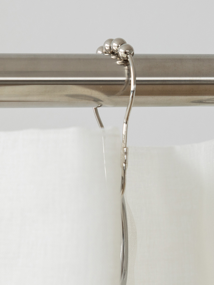 할메이드 커튼 압축봉 링 고리 걸이 구슬링걸이 1P