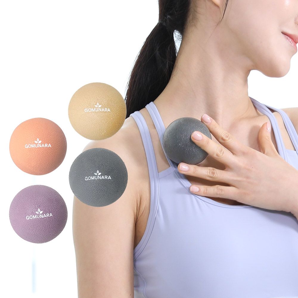 고무나라 TPE 더블 땅콩 마사지볼 지압볼 어깨 뭉친근육이완 라크로스 요가 마사지공 - 상세 이미지 3