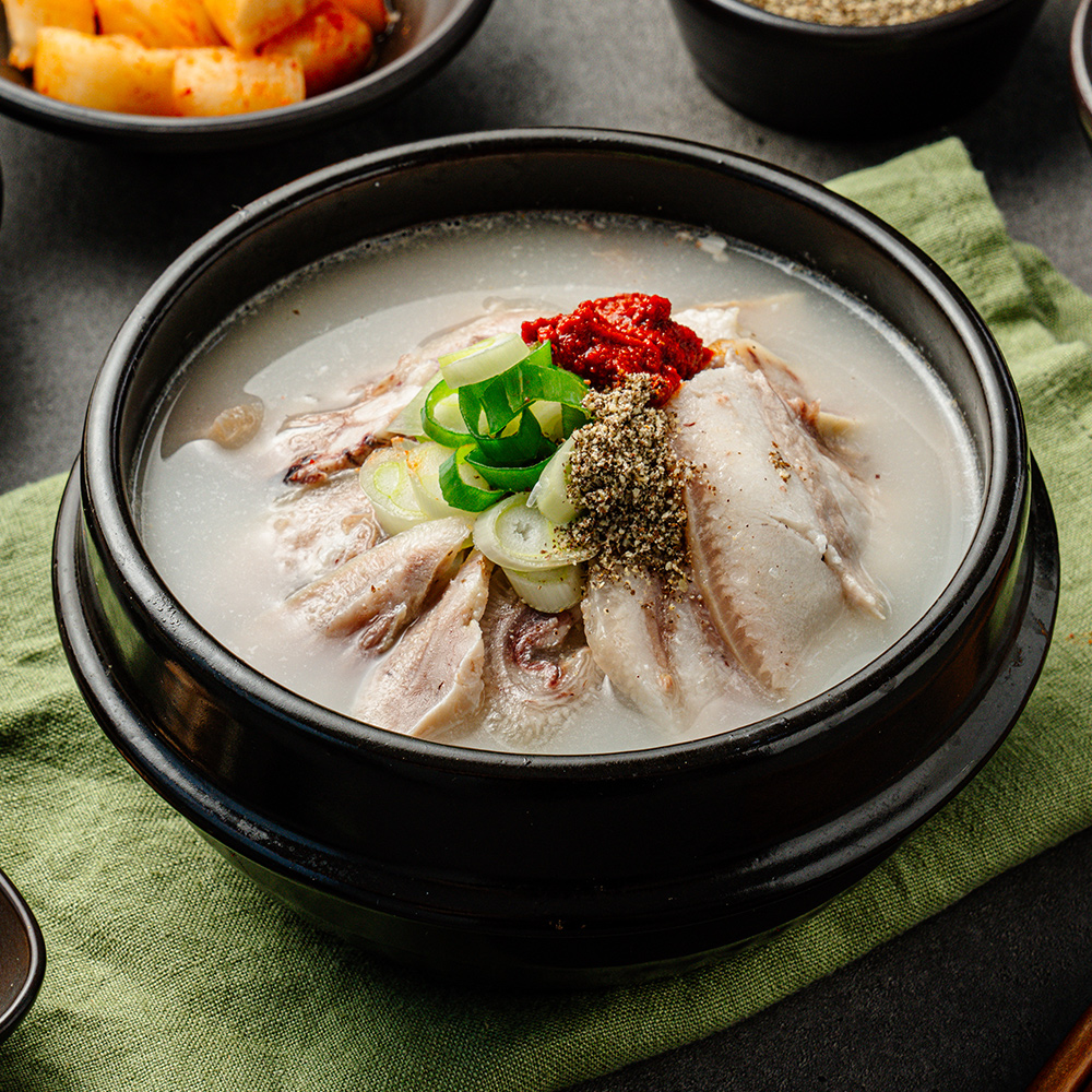 신포시장 가마솥 순대국밥 사골 국밥 600g X 2팩 - 상품 이미지