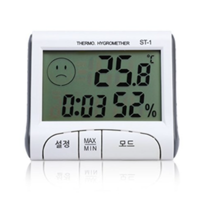 온습도계 실내 미니 디지털 탁상 냉장고 온도계 ST-1