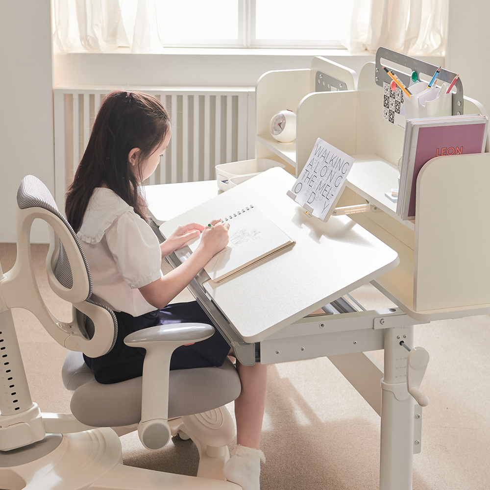 토니 초등학생책상 어린이 주니어 높이조절 각도조절 바른자세 1200 책상