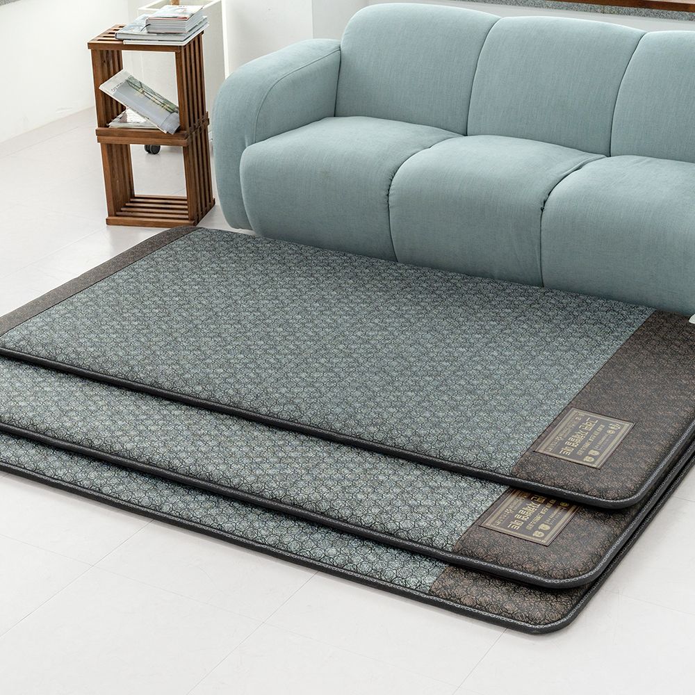 한일의료기 전기매트 전자파없는 전기장판 온열 난방 거실용 프리미엄 그레이 1인용 싱글