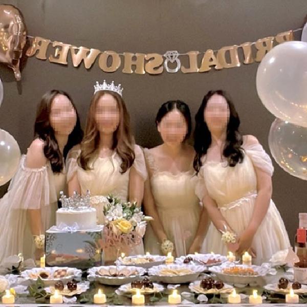 파티드레스 들러리드레스 이브닝드레스 브라이덜샤워옷 원피스 이미지 3