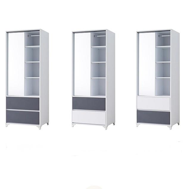 키높이 옷장 서랍장 원룸 장농 하이그로시 옷장 수납장 1인용옷장 - 상품 이미지