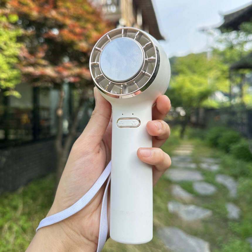 에디토 휴대용선풍기 냉각 6엽팬 핸드 넥 파워 쿨링 손 에어컨 초경량 미니 손풍기
