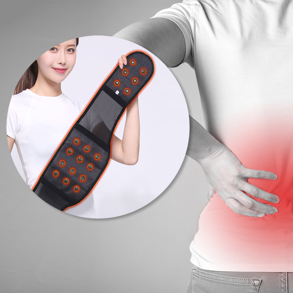 안아파 의료용 허리보호대 자석 허리 복대 헬스 아대 밴드 지지대 의료용자기발생기 통증완화