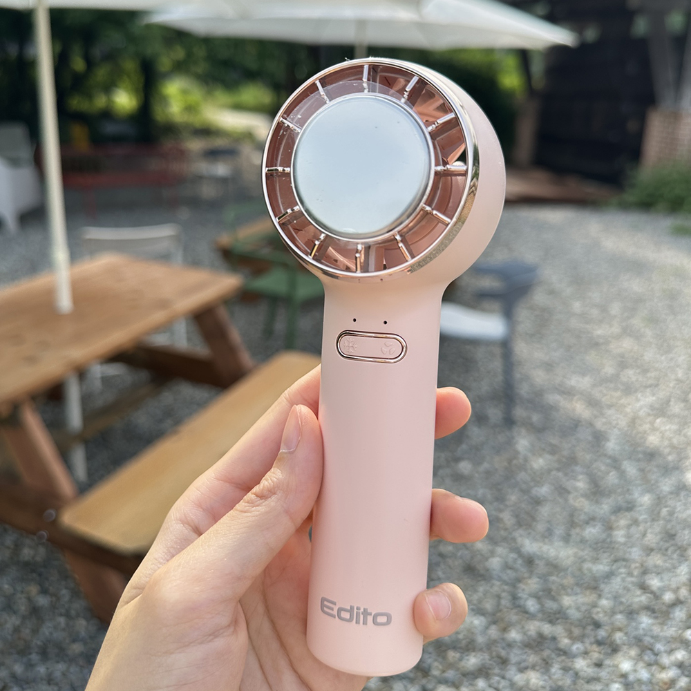 1+1 에디토 휴대용 선풍기 냉 손풍기 미니 손선풍기 냉각 EDI-8282 이미지 3