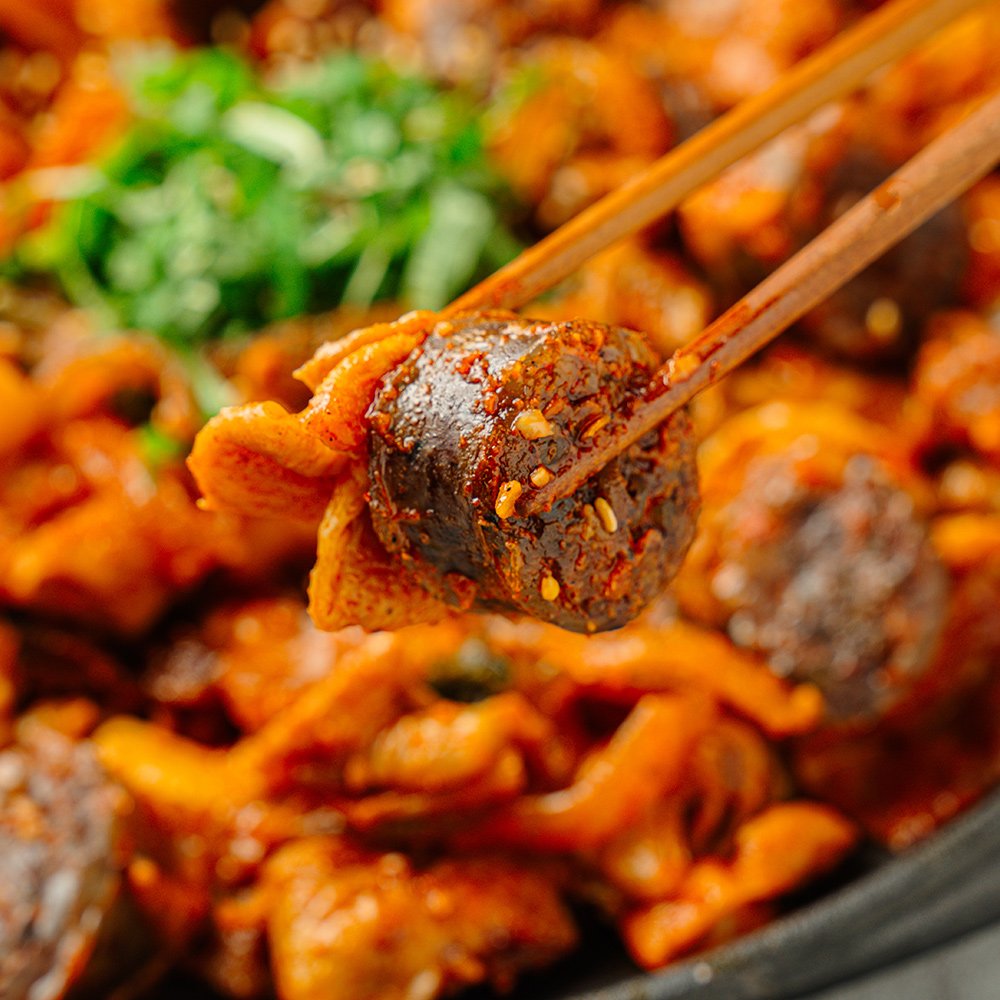 불맛 순대곱창볶음 1인분 (특제소스) 곱창볶음 순대볶음 신포시장 - 상세 이미지 2