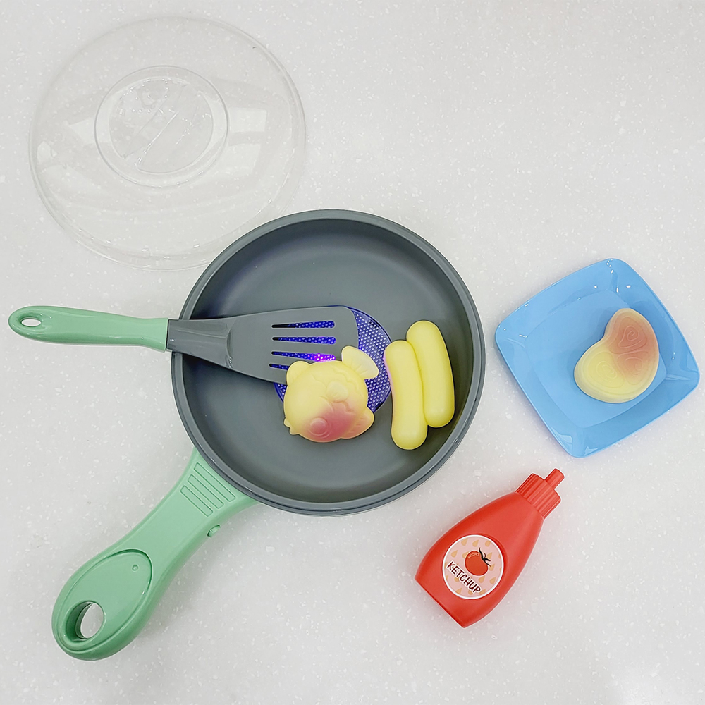 플레이맥스 작동하는 주방놀이 색변하는 에어프라이어 장난감 이미지 6