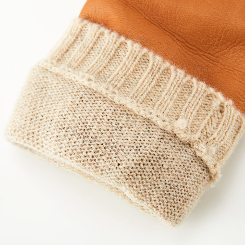 헤스트라 시그네 코르크 1001720 710- 여자 여성 겨울 사슴 가죽 장갑