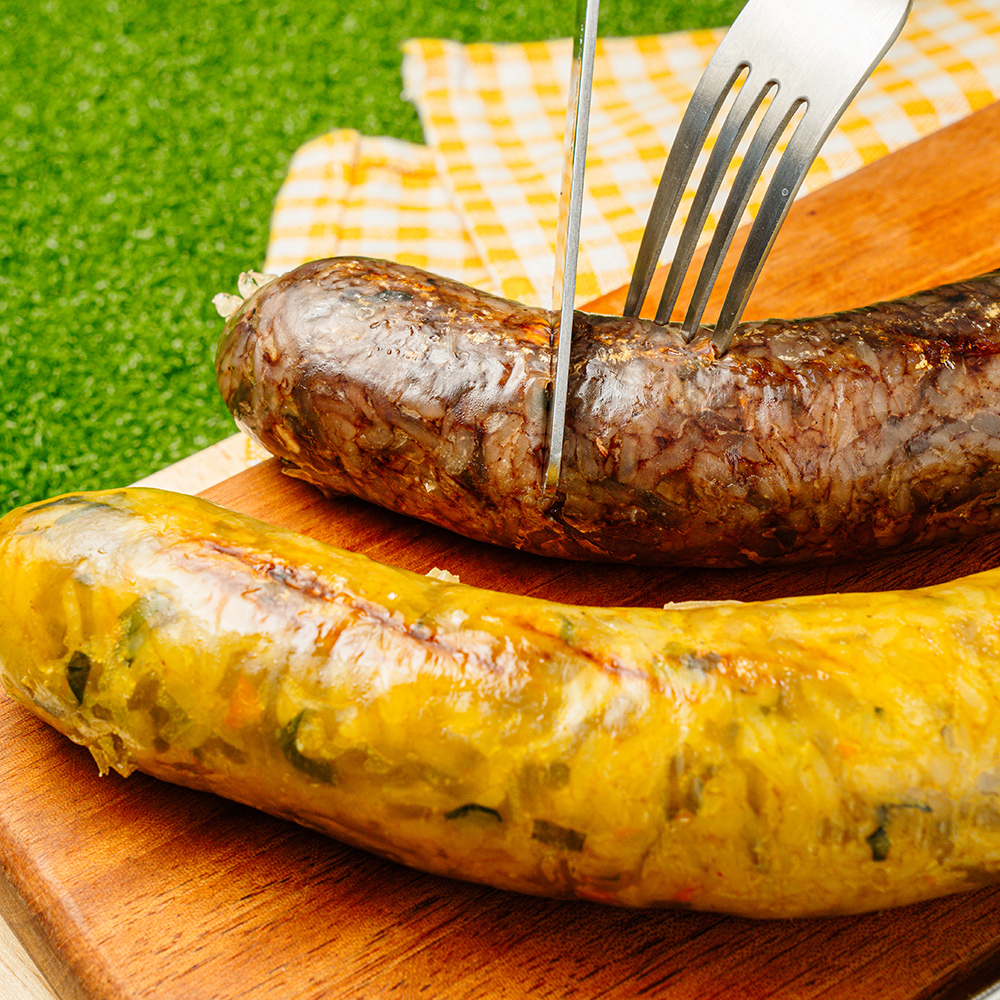 신포시장 모둠순대 바베큐순대 450g (찹쌀순대, 고추, 카레) 캠핑 밀키트 - 상세 이미지 2
