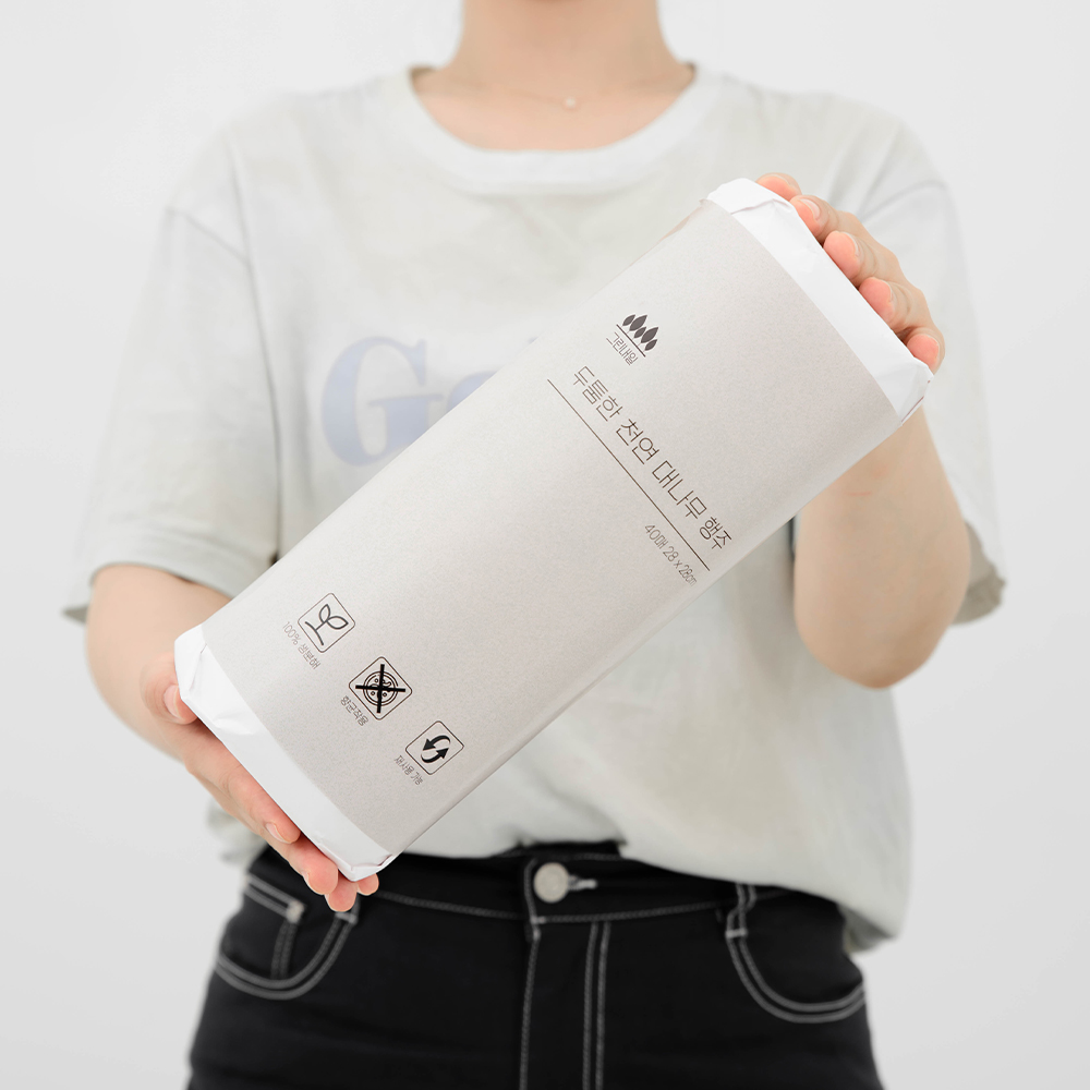 천연 대나무 행주 빨아쓰는 행주 다회용 키친타올 친환경 주방 생분해 항균 그린내일 2롤 - 상세 이미지 4