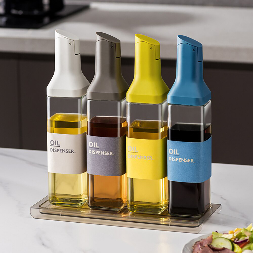 잇센스 자동개폐 양념병 오일병 소스통 조미료통 간장병 양념통500ML 이미지 3