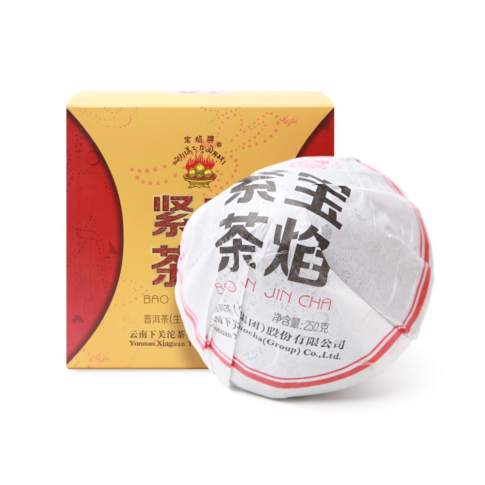 하관차창 보이차 2015년 합장보염 긴차 생 250g - 상품 이미지