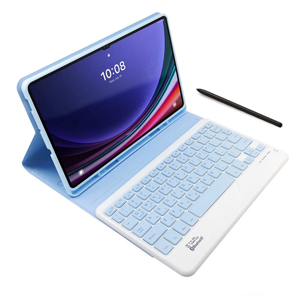 갤럭시탭 키보드 케이스 활용 모습