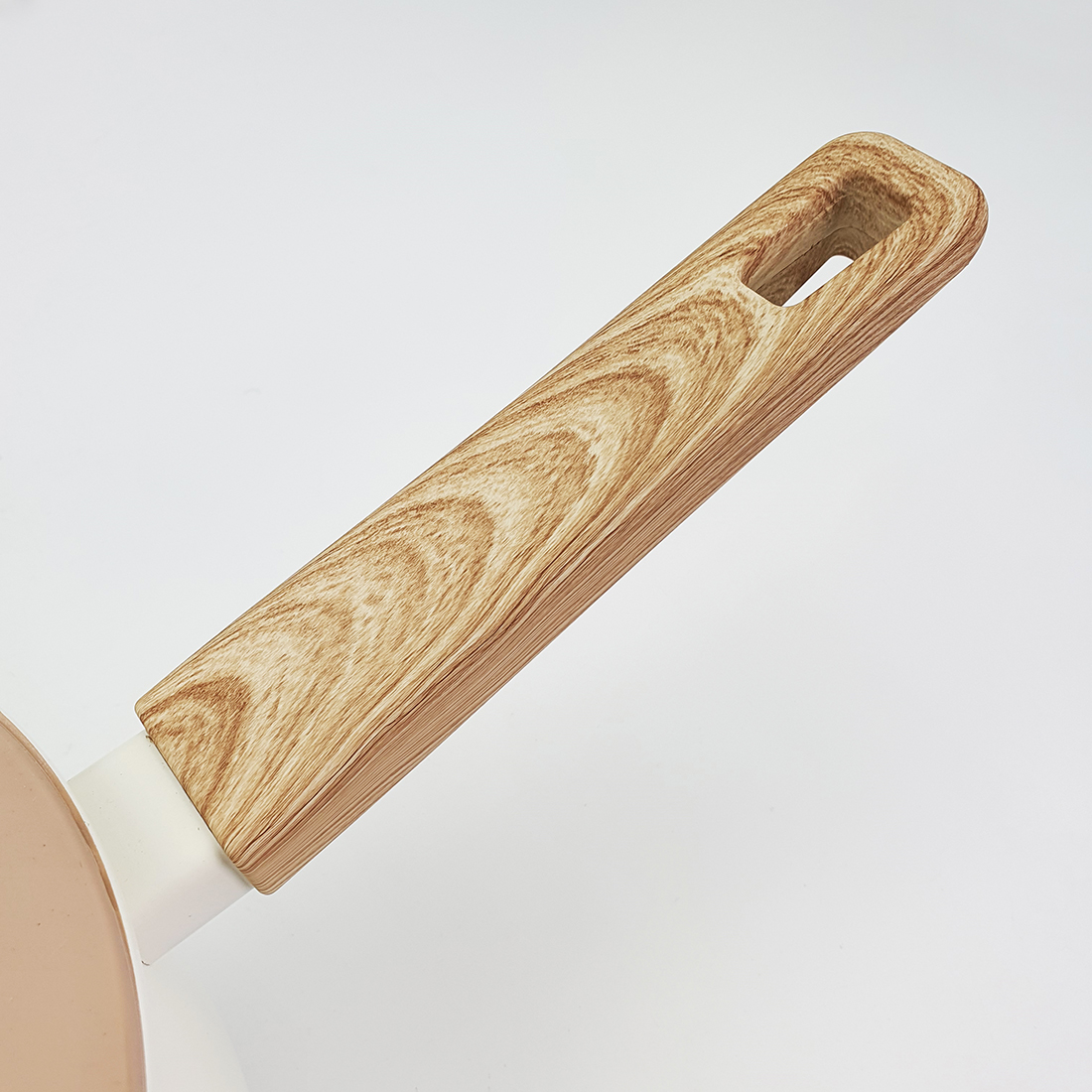 [나리히라] 우드앤화이트 인덕션 편수냄비 18cm - 상세 이미지 5