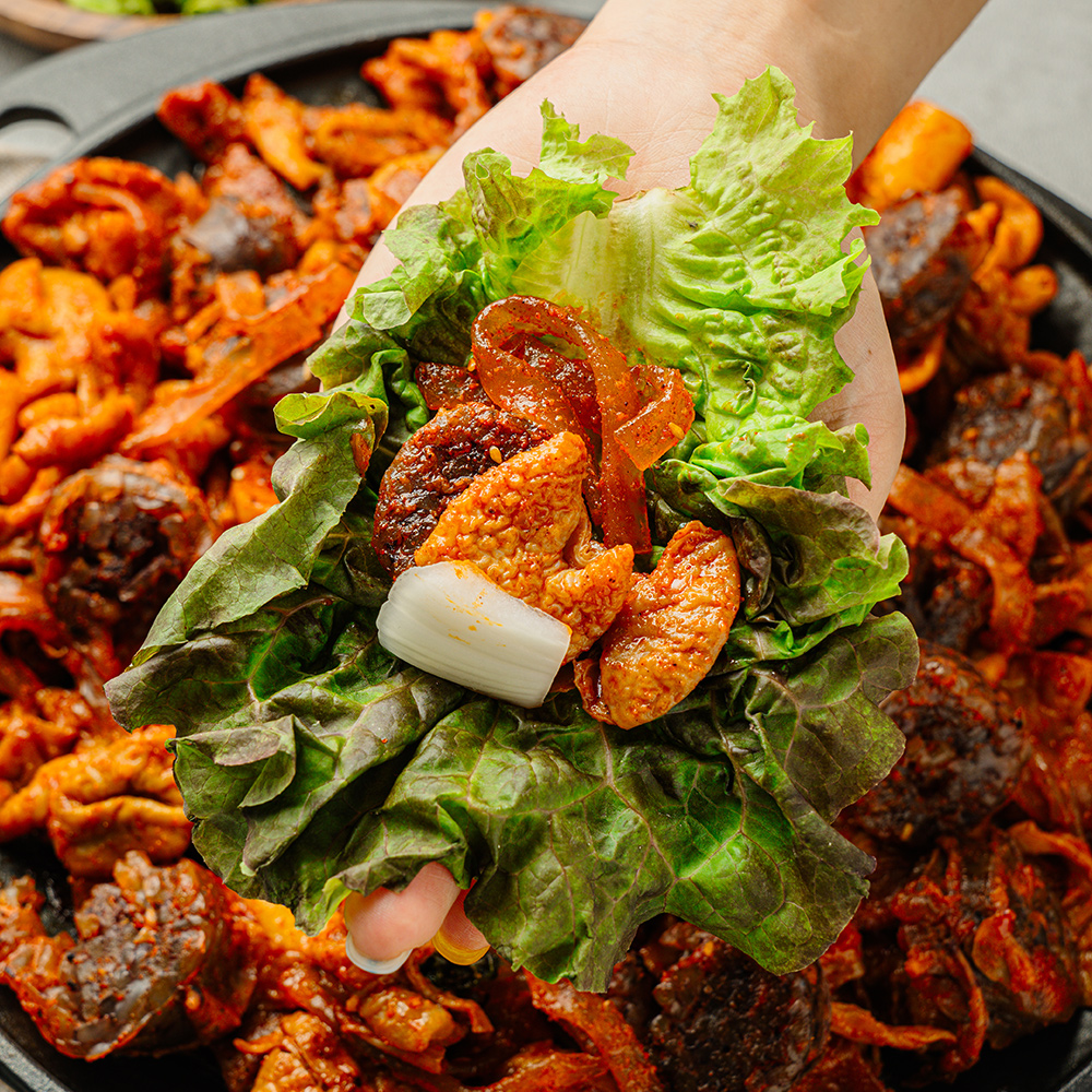 불맛 순대곱창볶음 1인분 (특제소스) 곱창볶음 순대볶음 신포시장 - 상세 이미지 4