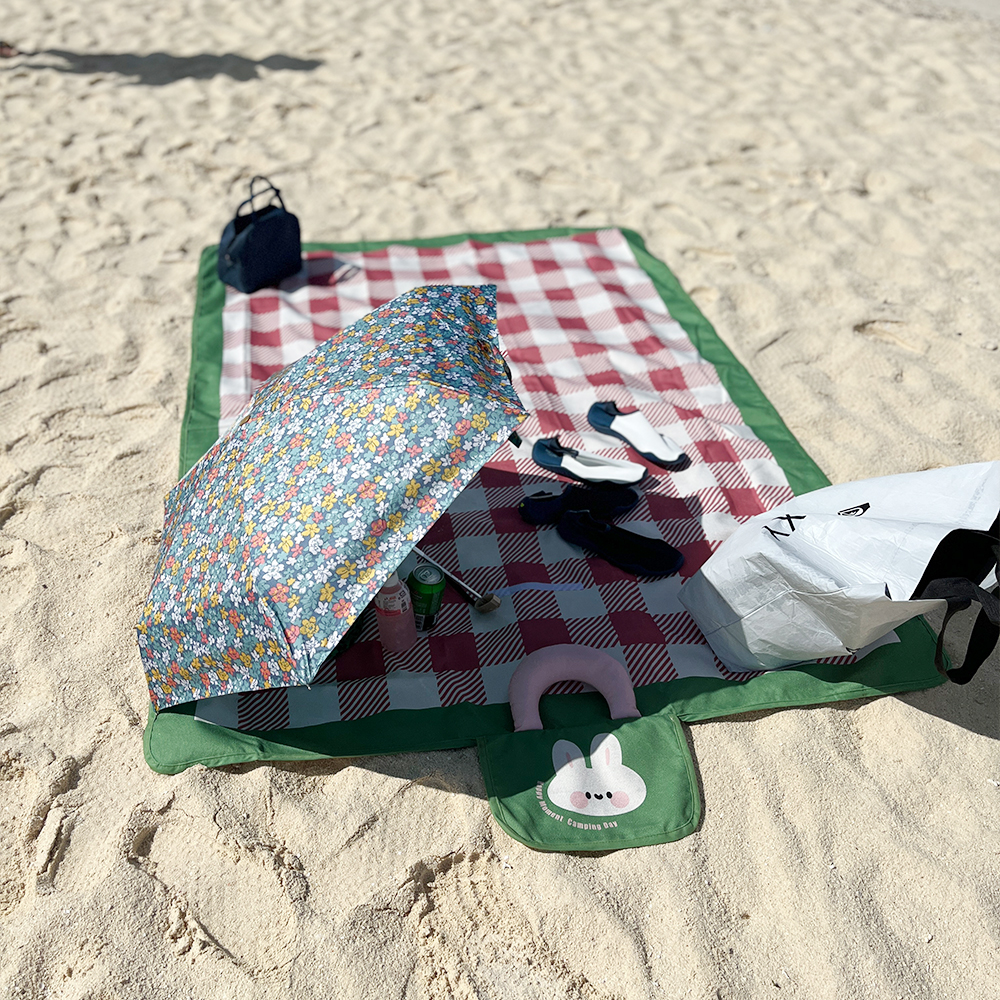 미니 5단 암막 지갑 양우산 우양산 플라워 UV 양산