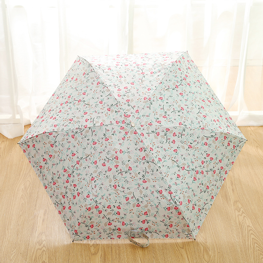 미니 5단 암막 지갑 양우산 우양산 플라워 UV 양산