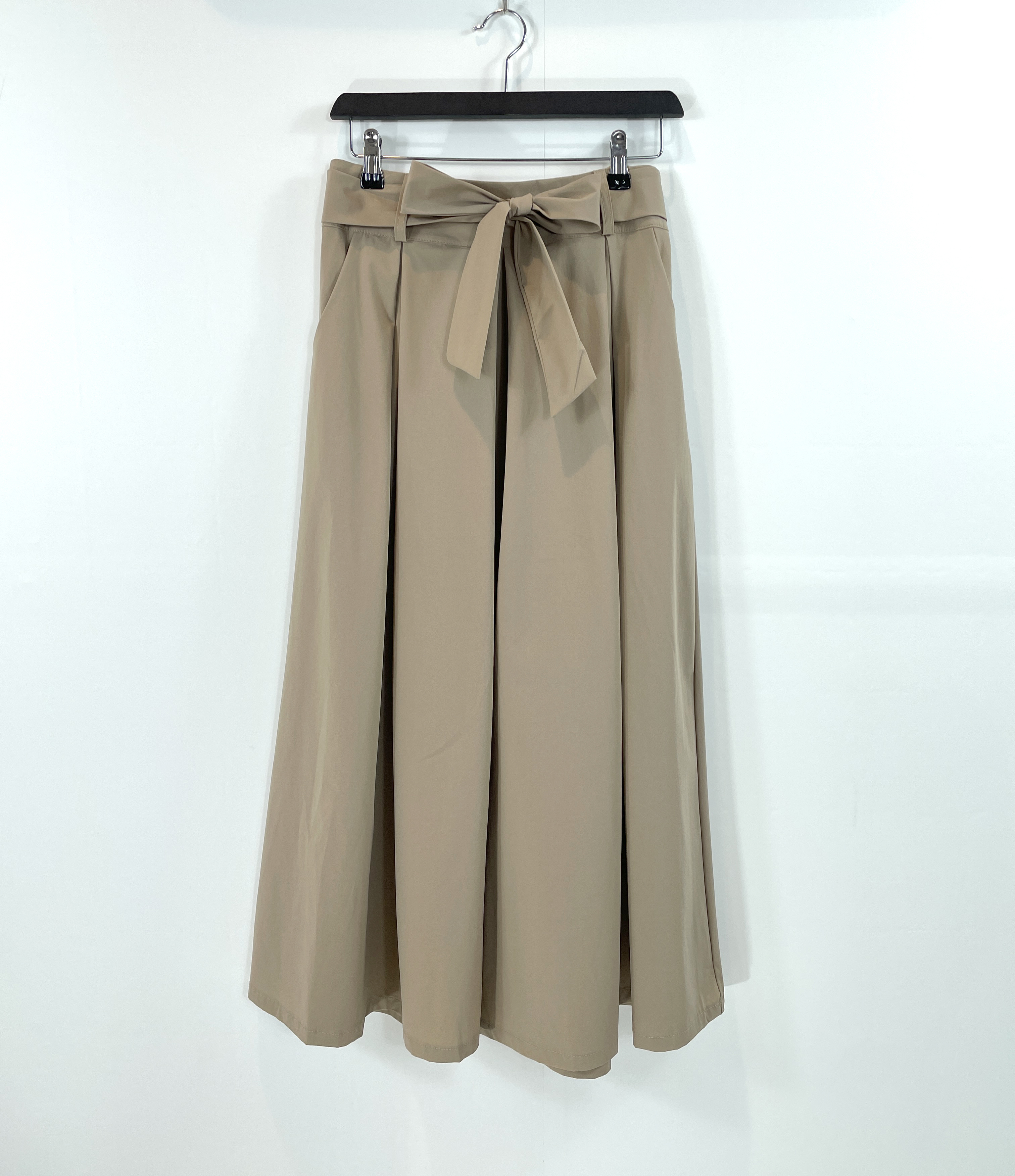 여자여자몰 경량편안함 바스락 뒷밴딩치마바지 리본허리벨트 놈코어룩 - 상세 이미지 4