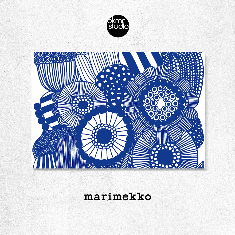 마리메꼬 도시정원 블루 캔버스 패브릭 대형 해바라기 그림 액자