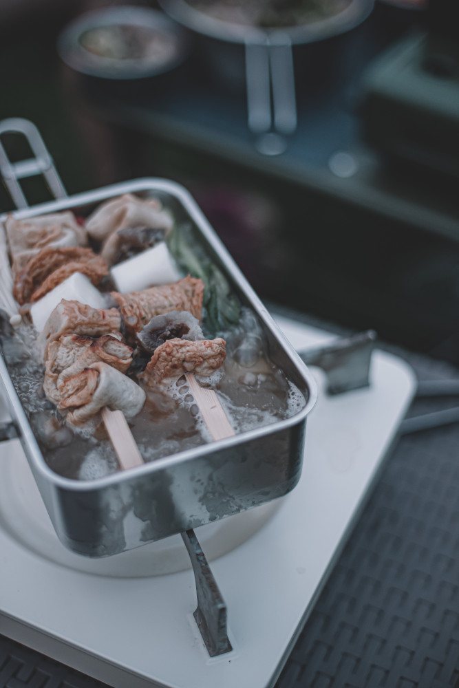 키녹스 스테인리스 스틸 반합 캠핑 차박 사각반합 군용반합