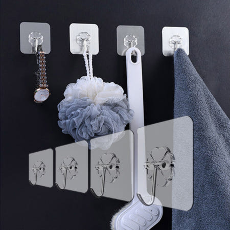 (택배비 무료) 무타공 스티커 고리 4개 한세트/무타공스티커/실용적인/주