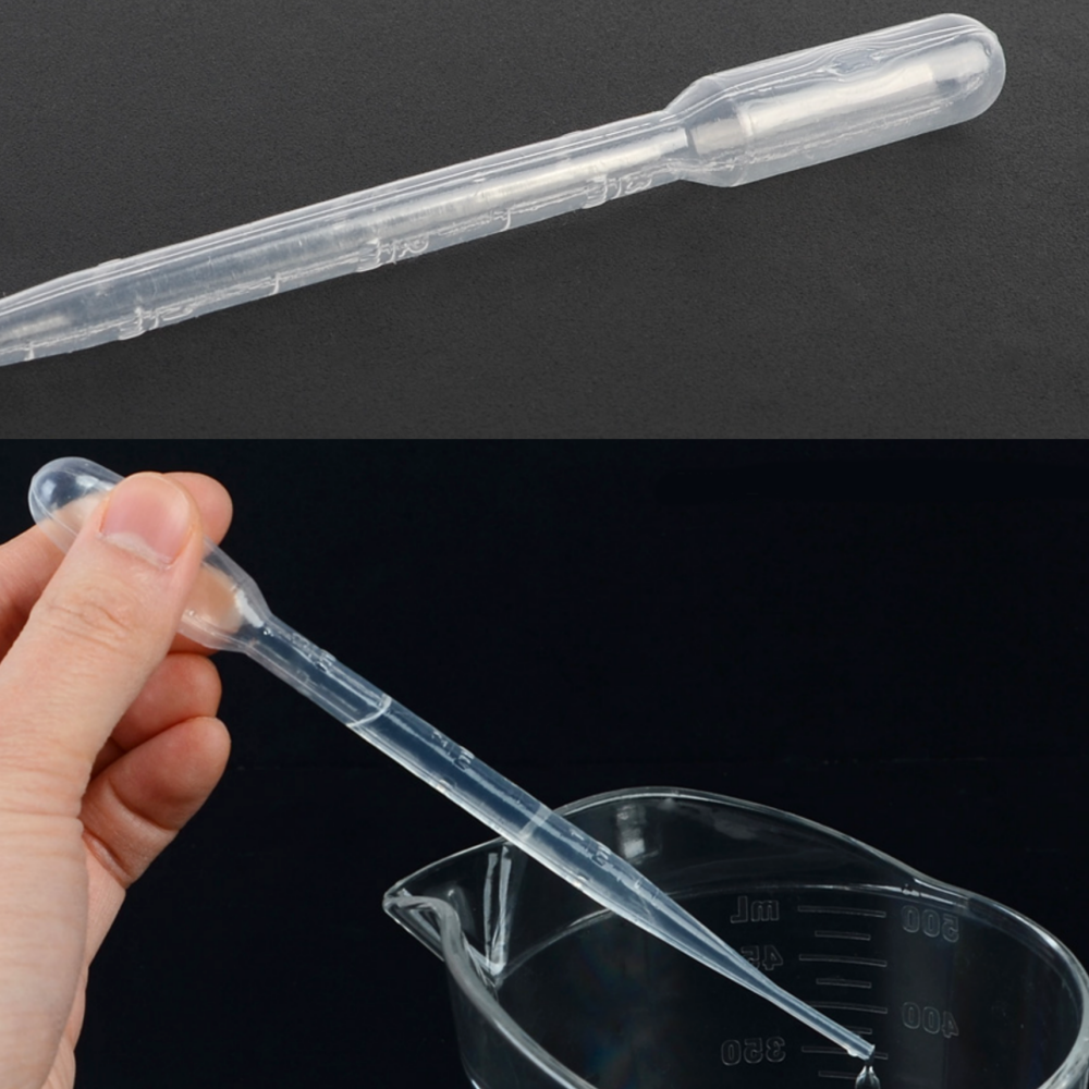 초등학교 과학실험 교구 일회용 플라스틱 스포이드 3ml - 상품 이미지