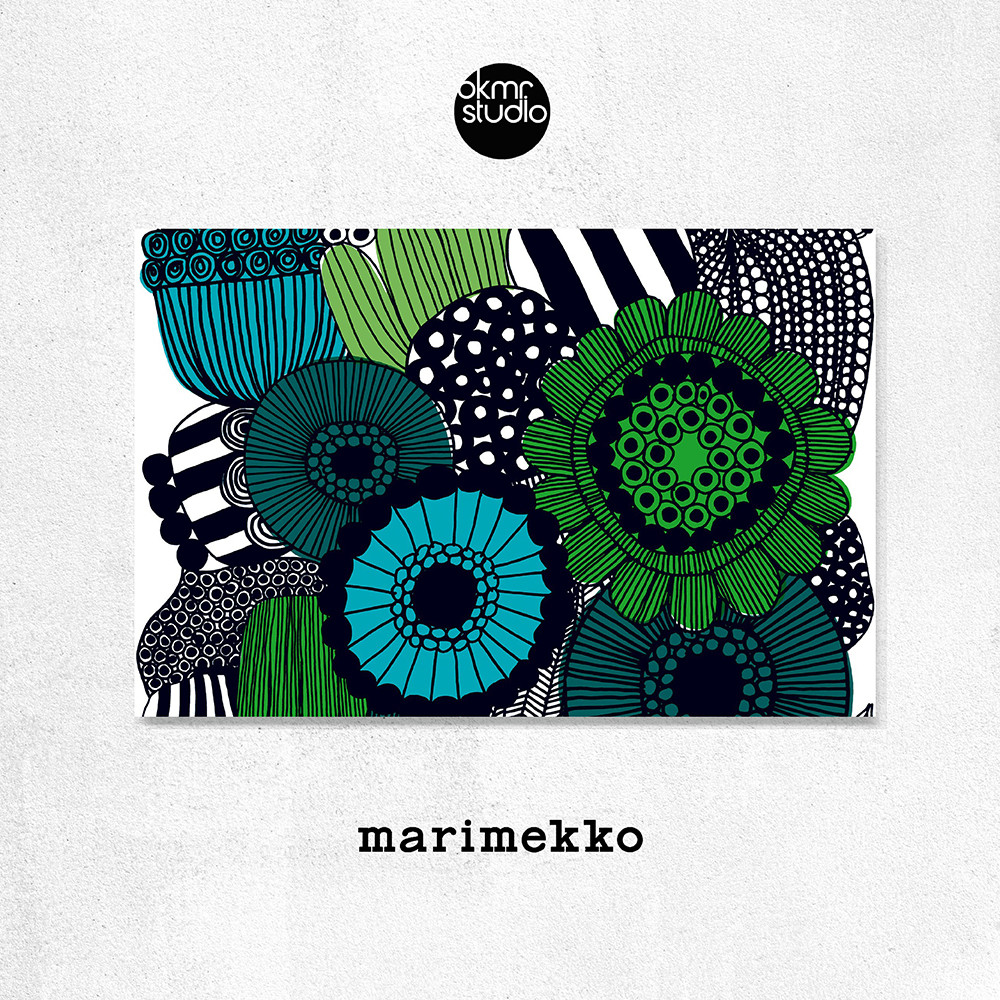 마리메꼬 도시정원 그린 캔버스 패브릭 대형 해바라기 그림 액자