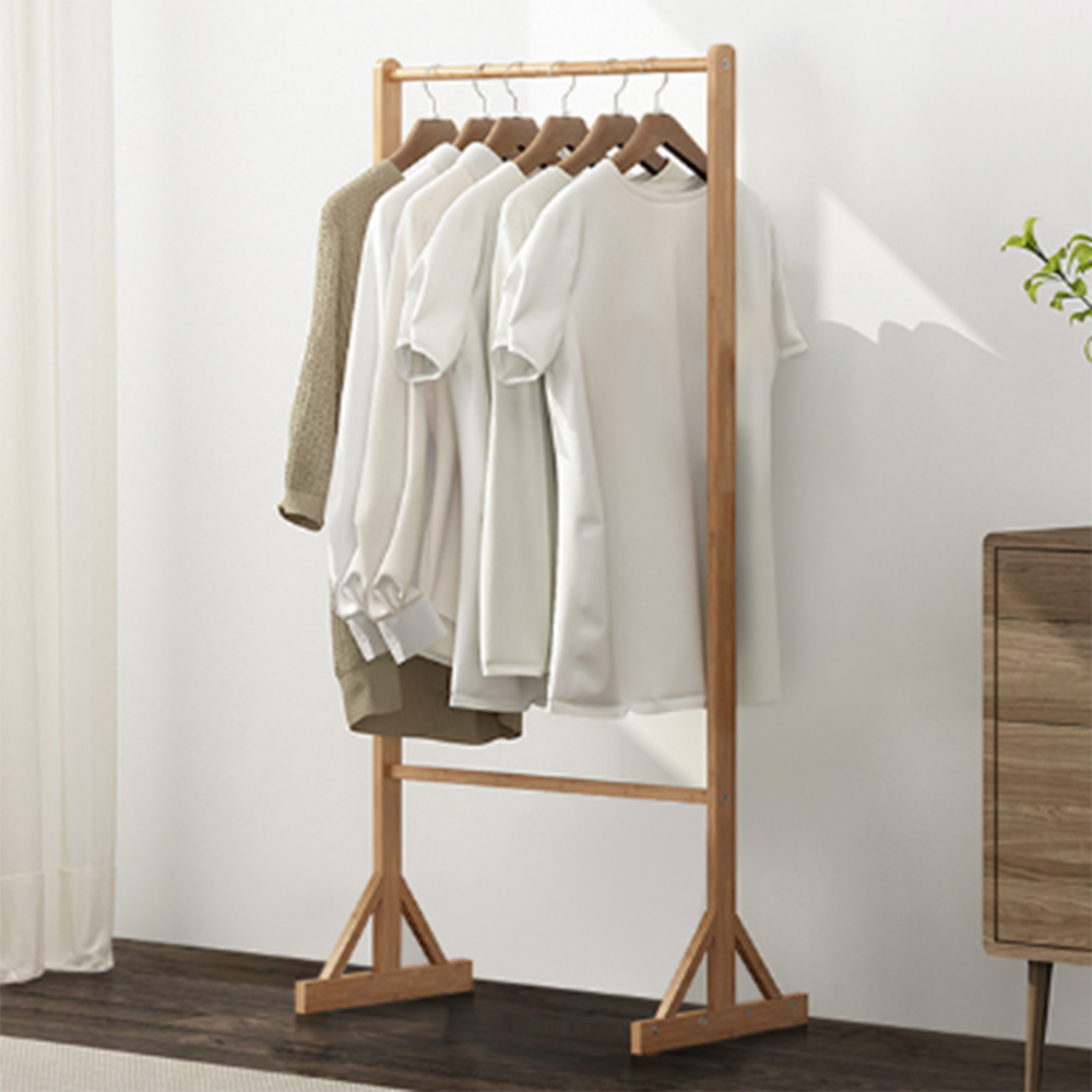 미니 행거 옷걸이 스탠드 이동식 원목 우드 나무 원룸 자취방 작은 소형 튼튼한 인테리어