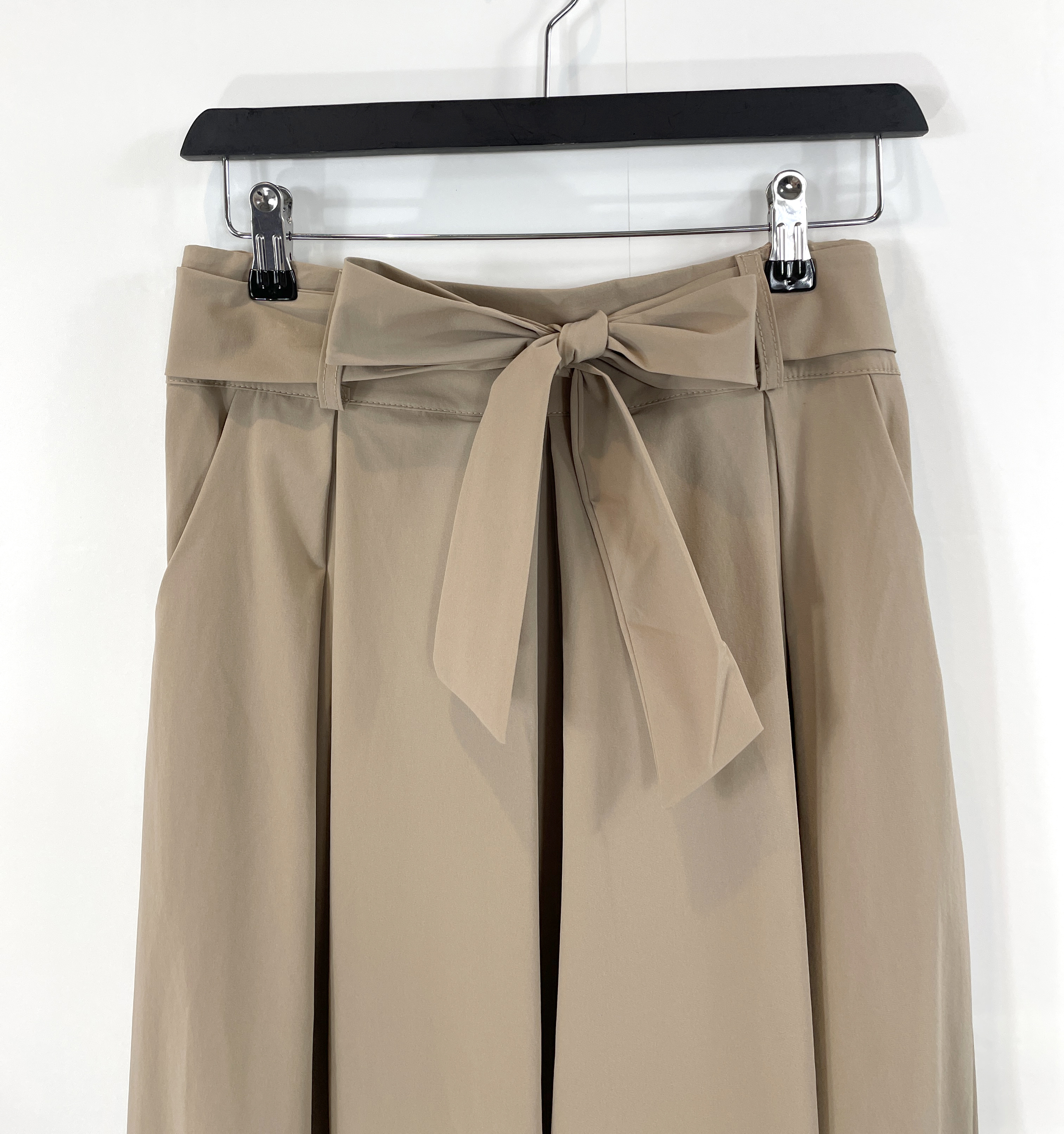 여자여자몰 경량편안함 바스락 뒷밴딩치마바지 리본허리벨트 놈코어룩 - 상세 이미지 5