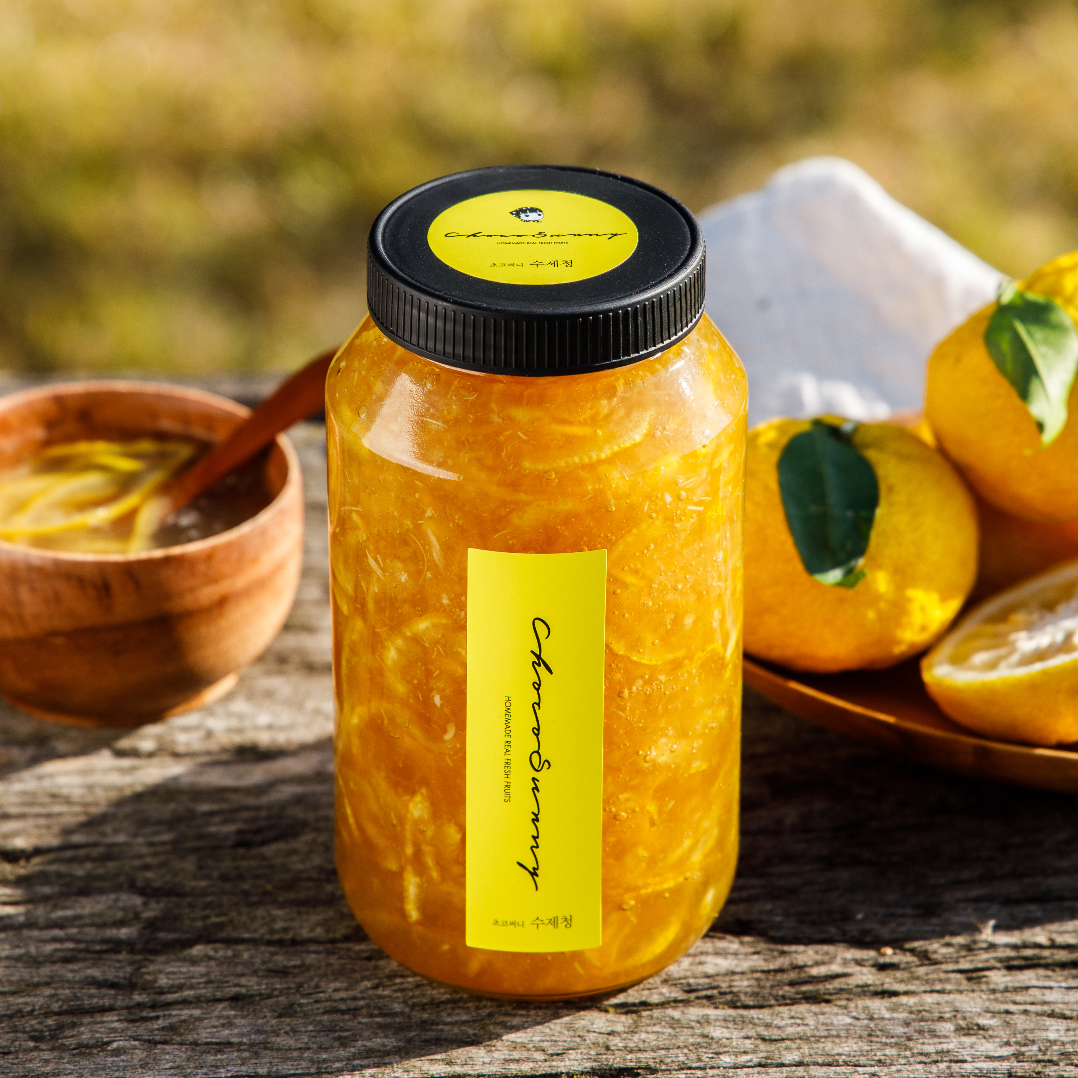 [유자청] 수제청 과일청 500g 1kg 카페에이드 답례품 부모님선생님 명절 차 선물세트