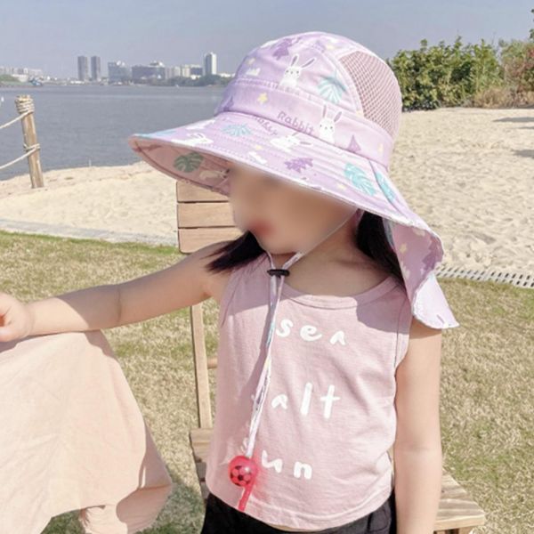 유아 벙거지 모자 호루라기 나들이 버킷햇 햇빛가리개 썬캡 이미지 7