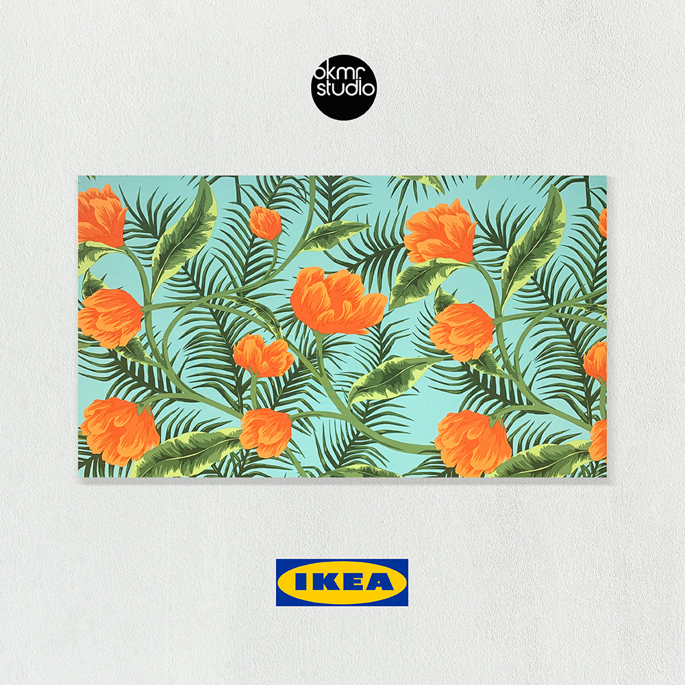 이케아 썸머 캔버스 패브릭 대형 그림 거실 액자