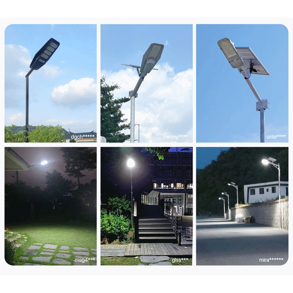태양열 가로등 태양광 조명 공장등 LED 옥외 전등 조명등 벽부착 설치 헤드 M100 - 상세 이미지 4