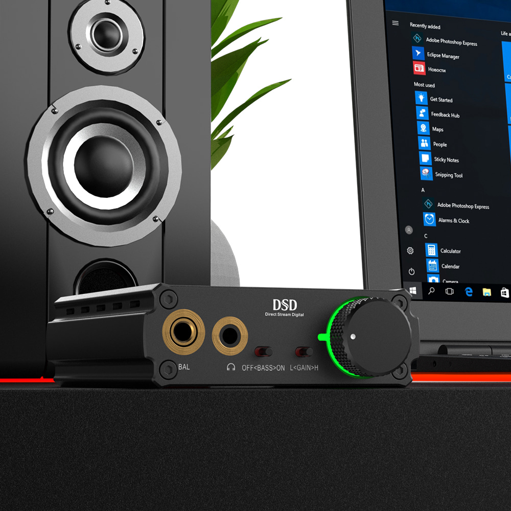원미 Lavaudio 하이파이 DAC 헤드폰 앰프 디코더, 1Mii DS400 - 상세 이미지 5
