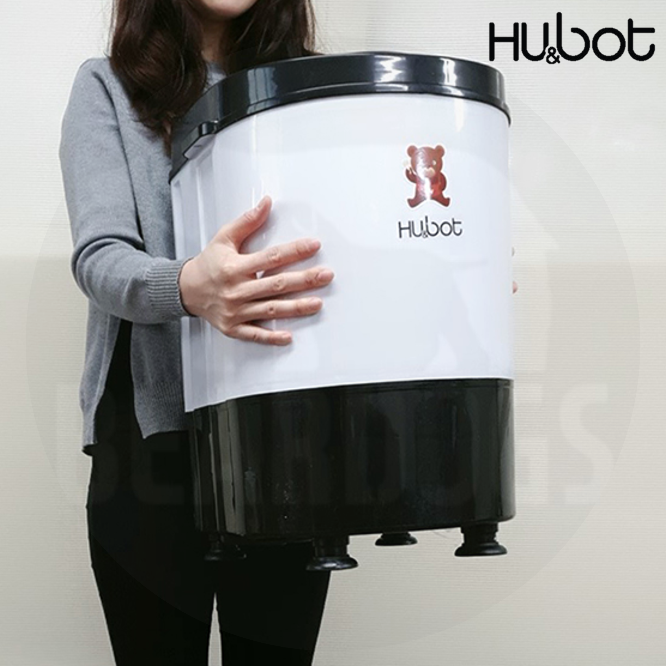 휴앤봇 미니 세탁기 2.5kg 소형 운동화 걸레 속옷세탁기