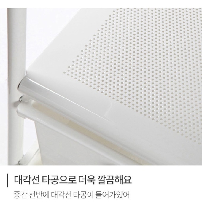 바퀴달린서랍장 이동식서랍장 5단서랍 플라스틱미니서랍장 - 상세 이미지 5