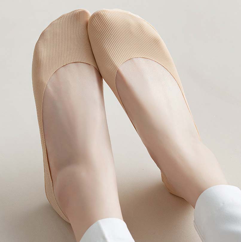 안벗겨지는 여성 페이크삭스 스타킹 덧신 여름양말 실리콘 구두 덧버선 샌들 양말